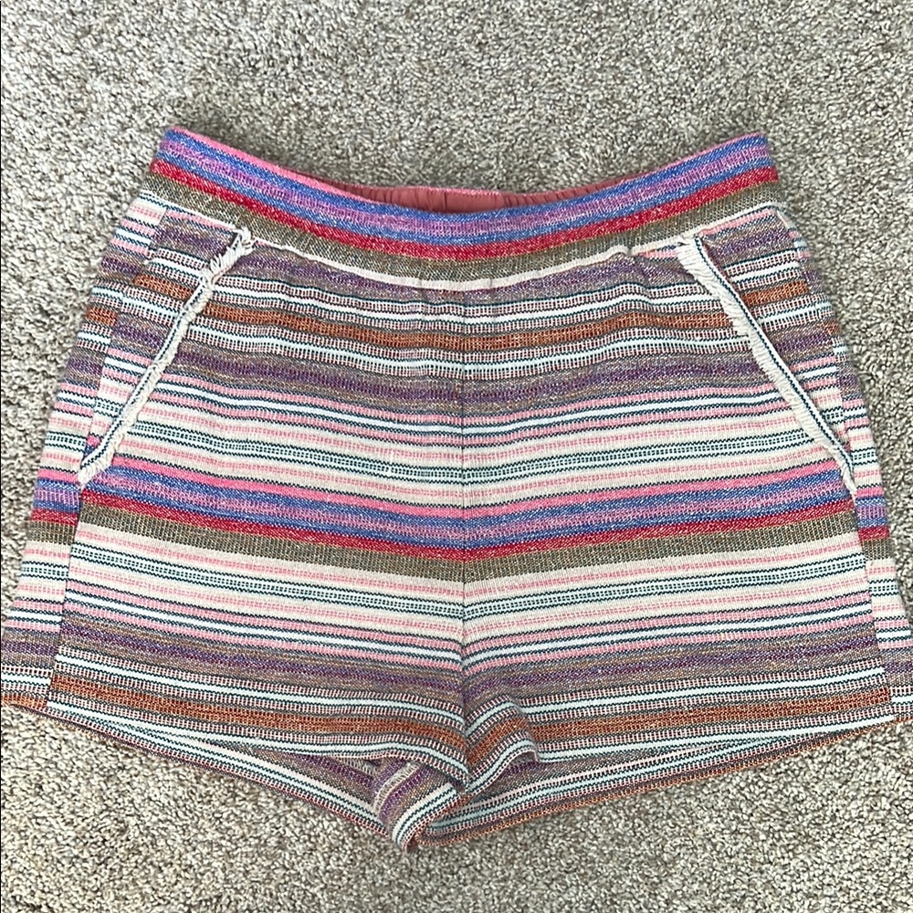Anthropologie Corey Lynn Calter Striped Shorts, Size Small
